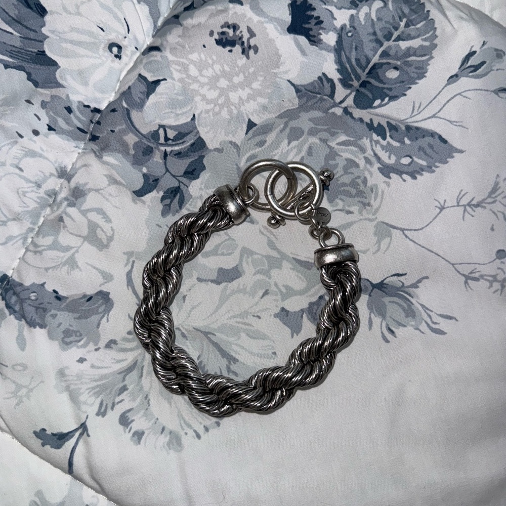 Sterling Silver Rope Bracelet